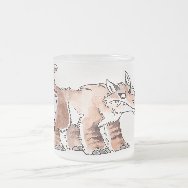 Taza De Cristal Esmerilado Andrewsarchus (Centro)