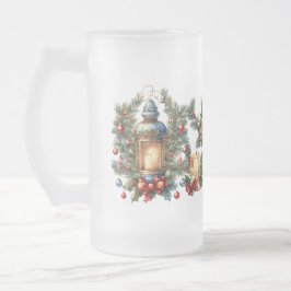 Taza De Cristal Esmerilado Año Nuevo
