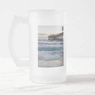 Taza De Cristal Esmerilado Año Nuevo Tranquilo