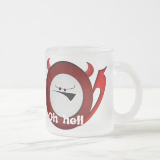Taza De Cristal Esmerilado Antes y después de café