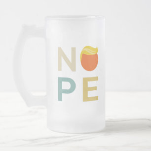 Taza De Cristal Esmerilado Anti-Trump - Edición No III