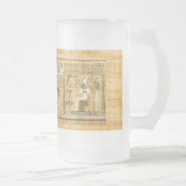 Taza De Cristal Esmerilado Antiguo Egipto