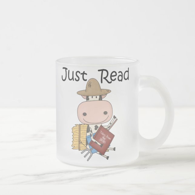 Taza De Cristal Esmerilado Apenas leído (Derecha)