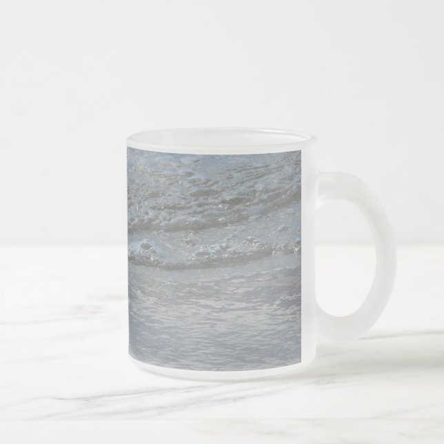 Taza De Cristal Esmerilado Aplausos de agua en la fotografía abstracta de la  (Derecha)
