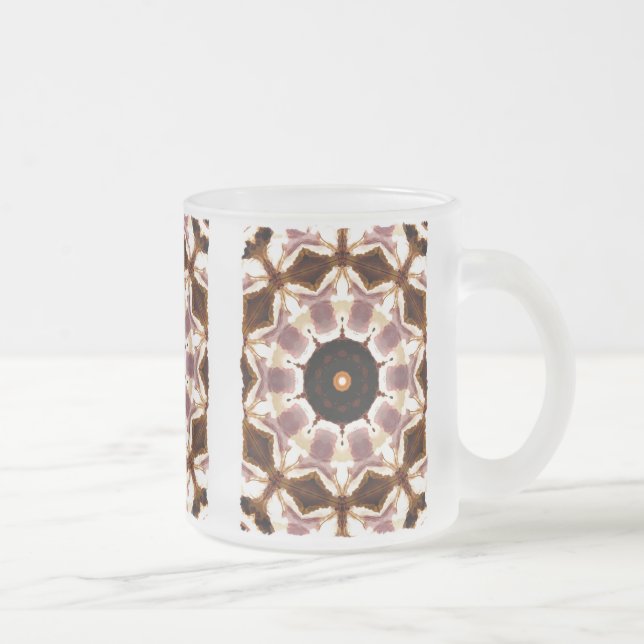TAZA DE CRISTAL ESMERILADO ÁRBOLES (Derecha)