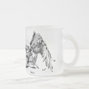 Taza De Cristal Esmerilado ArchAngel Warrior