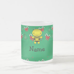 Taza De Cristal Esmerilado Arcos conocidos personalizados de los bastones de