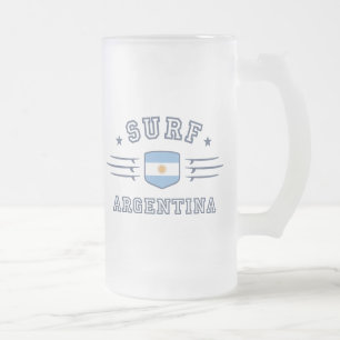 Taza De Cristal Esmerilado Argentina