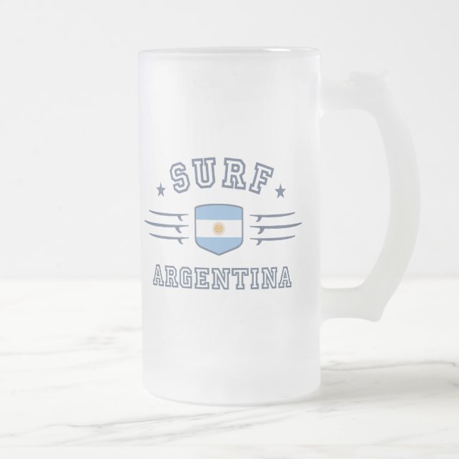 Taza De Cristal Esmerilado Argentina (Derecha)