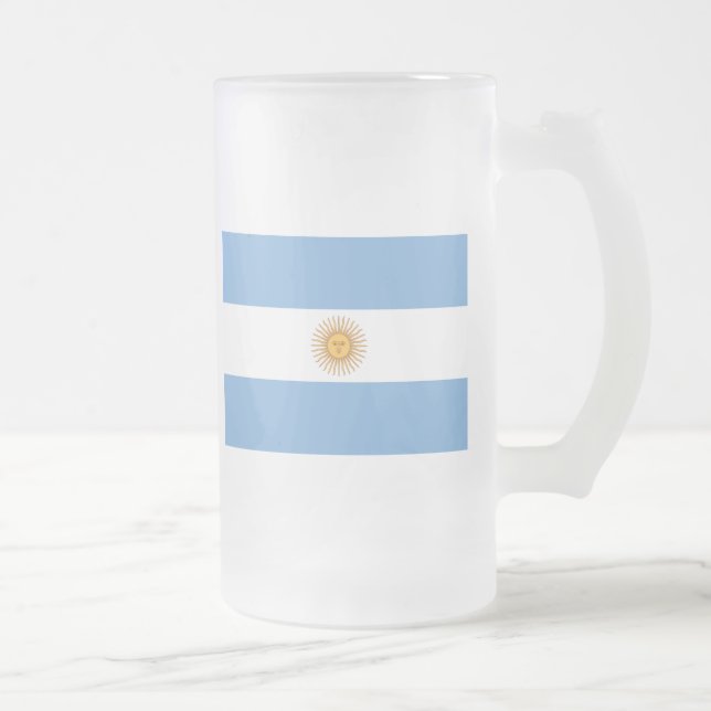Taza De Cristal Esmerilado argentina (Derecha)
