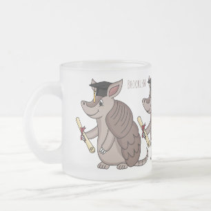 Taza De Cristal Esmerilado Armadillo cúbico con personalizado de tapón de gra
