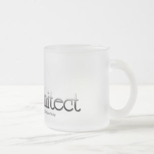 Taza De Cristal Esmerilado Arquitecto