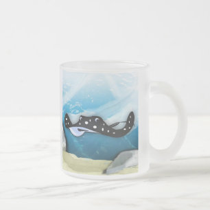Taza De Cristal Esmerilado Arroz gris