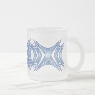 Taza De Cristal Esmerilado Arte abstracto de Winter Gates