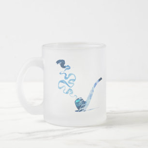 Taza De Cristal Esmerilado Arte de fumar en pipa 2