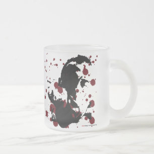 Taza De Cristal Esmerilado Arte K.O. del Muttahida Majlis-E-Amal