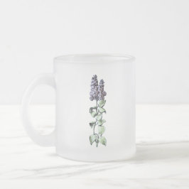 TAZA DE CRISTAL ESMERILADO ARTE Y DISEÑO DE BOMBA