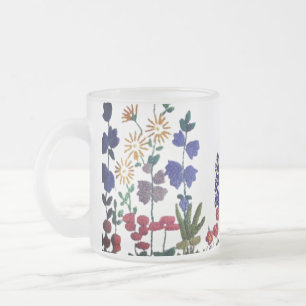 TAZA DE CRISTAL ESMERILADO ARTE Y DISEÑO DE BOMBA