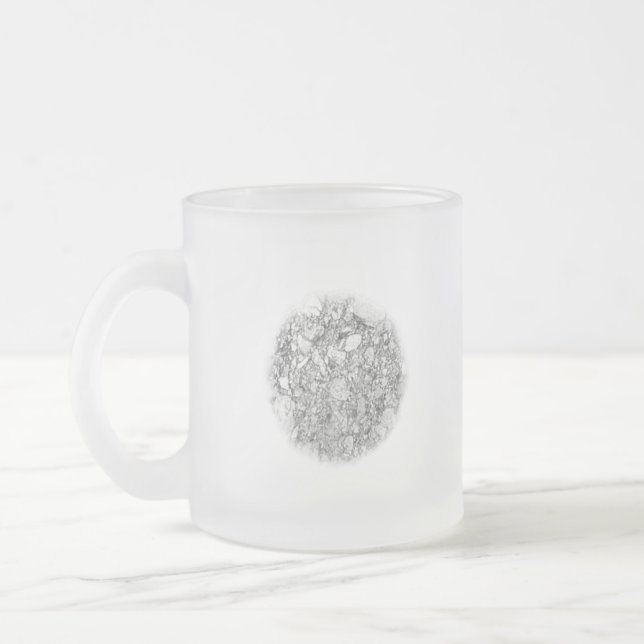 TAZA DE CRISTAL ESMERILADO ARTE Y DISEÑO MUG (Izquierda)