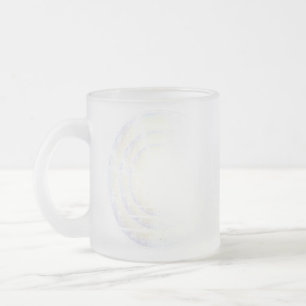 TAZA DE CRISTAL ESMERILADO ARTE Y DISEÑO MUG