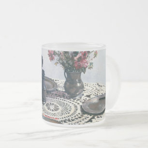 Taza De Cristal Esmerilado Artesanía