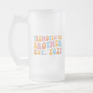 Taza De Cristal Esmerilado Ascendido a Hermano Est 2027 Big Brother
