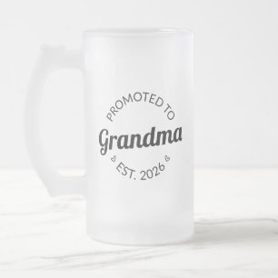 Taza De Cristal Esmerilado Ascendido A La Abuela Este. I 2026