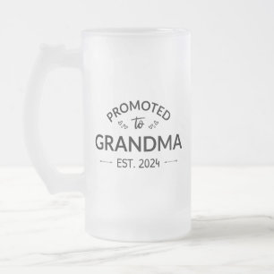 Taza De Cristal Esmerilado Ascendido A La Abuela Este. II 2024