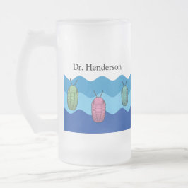 Taza De Cristal Esmerilado Ascenso de los Trilobitas- Animal Prehistórico