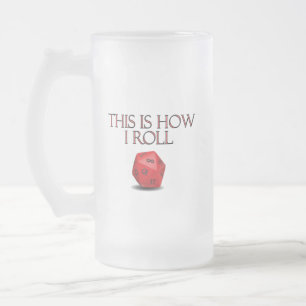 Taza De Cristal Esmerilado Así Es Como Dejo Diarios RPG Graciosos