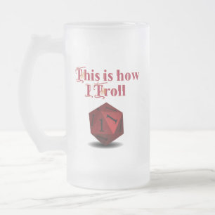 Taza De Cristal Esmerilado Así es como hago el recorrido - Críticos Dados RPG