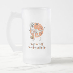 Taza De Cristal Esmerilado ASL Happy Halloween III - Temporada de fantasía