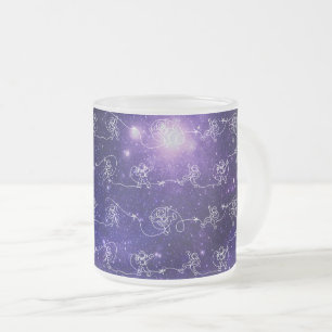 Taza De Cristal Esmerilado Astronauta