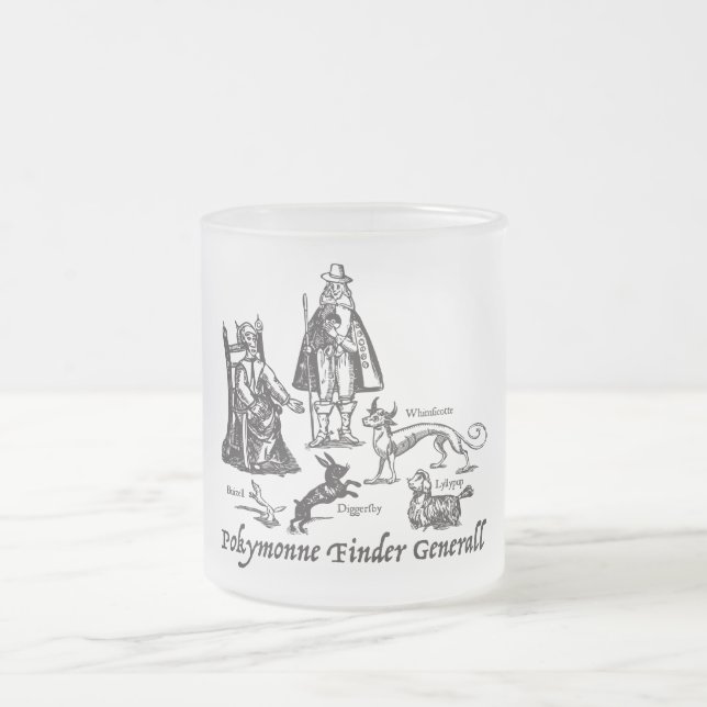 Taza De Cristal Esmerilado Atrápalos a todos, 1647 (Centro)