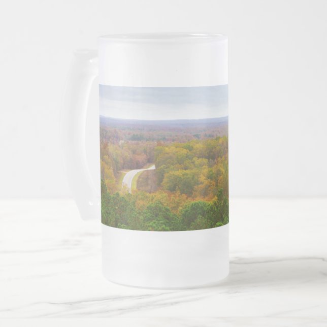 Taza De Cristal Esmerilado Autumn Drive Pano Frosted Glass Mug (Anverso izquierdo)