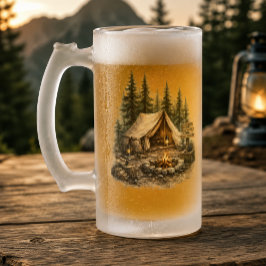 Taza De Cristal Esmerilado Aventura de cabaña viaje despedida de soltero rúst