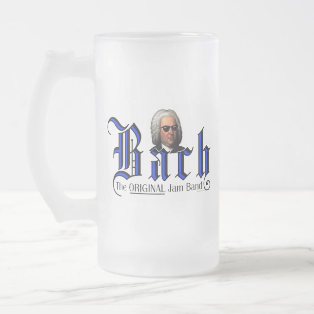 Taza De Cristal Esmerilado Bach - TOJB (Izquierda)