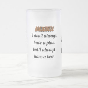 Taza De Cristal Esmerilado Badger Beer Frosted Mug