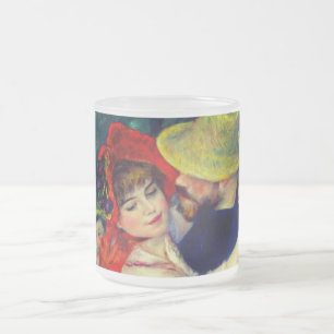 Taza De Cristal Esmerilado Baile en Bougival Pierre Renoir