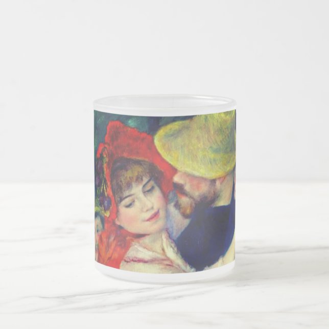 Taza De Cristal Esmerilado Baile en Bougival Pierre Renoir (Centro)