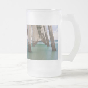 Taza De Cristal Esmerilado Bajo Navarre Beach Pierr Frosted Glass Mug