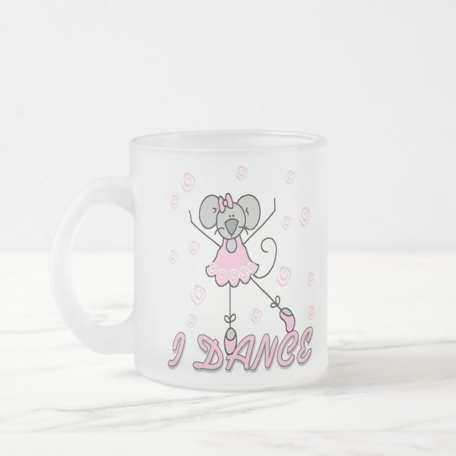 Taza De Cristal Esmerilado Ballet del ratón que bailo (Izquierda)
