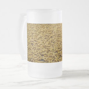 Taza De Cristal Esmerilado Bananas Frosted 16 oz Frosted Glass Mug