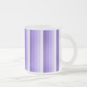 Taza De Cristal Esmerilado Bandas de sombra violentas
