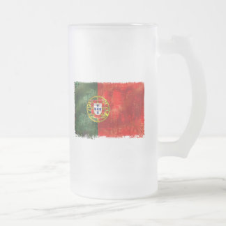 Taza De Cristal Esmerilado Bandeira Portuguesa - Estilo retro