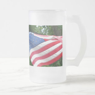 Taza De Cristal Esmerilado Bandera