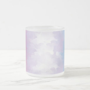 Taza De Cristal Esmerilado Bandera abstracta del orgullo Bigender