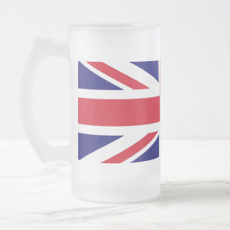 Taza De Cristal Esmerilado Bandera británica