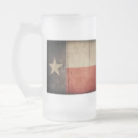 Bandera de Texas Rugged Wood