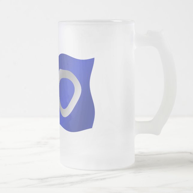 Taza De Cristal Esmerilado Bandera Metis Cerveza Mug Primeras Naciones Cuadro (Derecha)